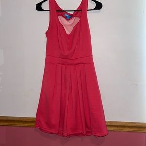 Tank dress, midi, hot pink